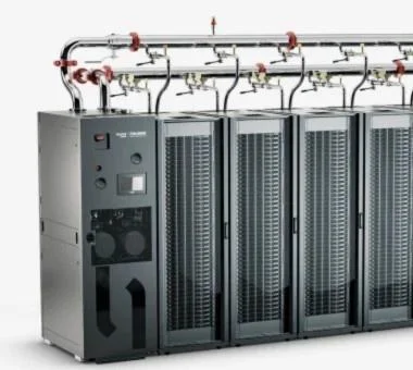 Direct liquid cooling rack system with coolant distribution unit and manifolds for AI servers