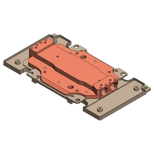 Direct liquid cooling coldplate assembly for NVIDIA H200 GPU
