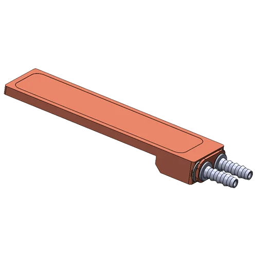 Copper liquid cooling coldplate for high-speed OSFP optical transceiver modules