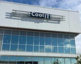 CoolIT headquarters building exterior with company signage.