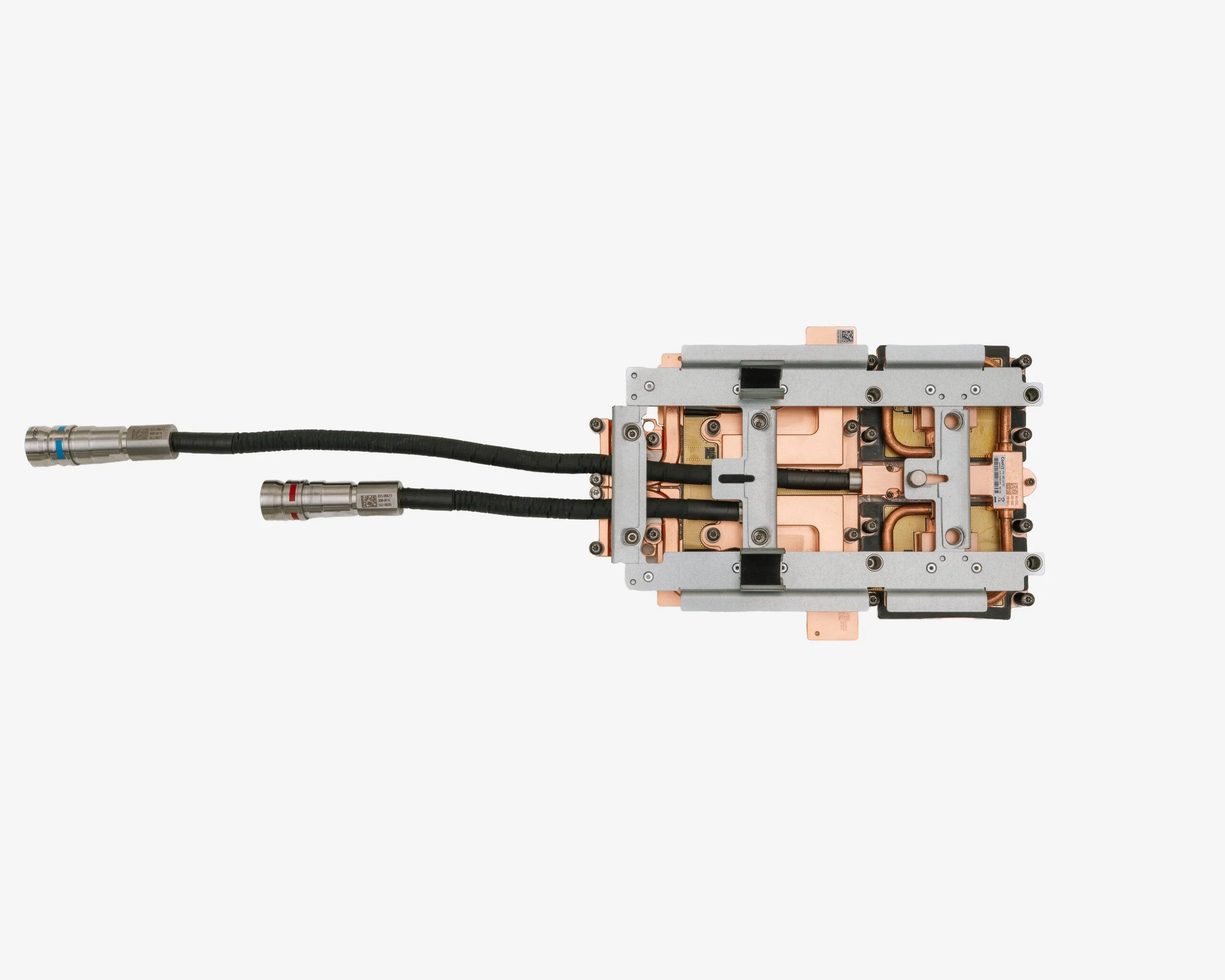 CoolIT coldplate with integrated tubing and reinforced mounting frame